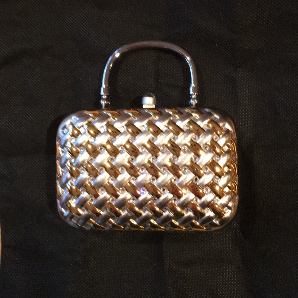 Mini metal evening bag